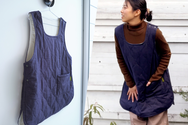 播州織エプロンベスト